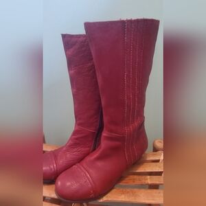 FLY London Red Leather Boots